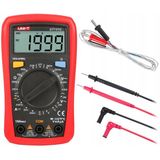 Digital multimeter with test leads and temperature probe 250V 20MOhm UT131C UNI-T