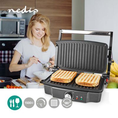 1500W, contact grill, Nedis