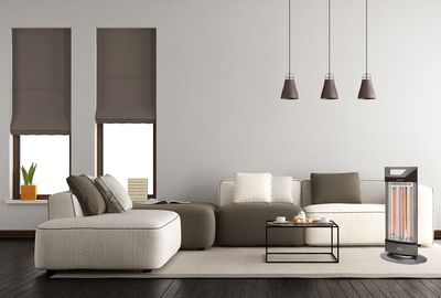 1050W, tower heater, carbon fibre element, grey, Argo AMBIENT 1050W, tower heater, carbon fibre element, grey, Argo AMBIENT