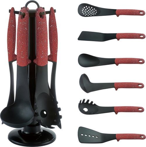 7pcs, kitchen utensils, stand-set, Royalty Line U06