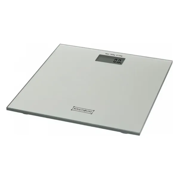 ROYALTYLINE PS3-SILVER Digital Personal Weighing Scale, Max 180Kg, Silver, 3 Year Warranty