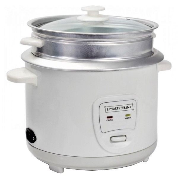 1.8Ltr, 700W, rice cooker, steamer, Royalty Line, RL-RC-18.10D