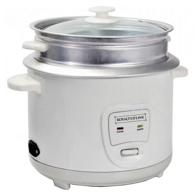 1.8Ltr, 700W, rice cooker, steamer, Royalty Line, RL-RC-18.10D