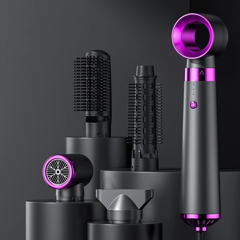 Salon, ionic hairdryer, 3 heat, 2 Speed settings, cool button, curler, straightener, 5 Styling Diffusers
