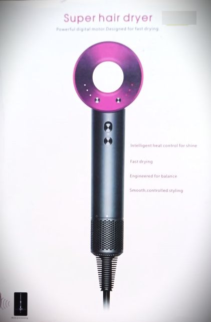 Professional, hair dryer, negative ions, digital motor, Super Hair Dryer