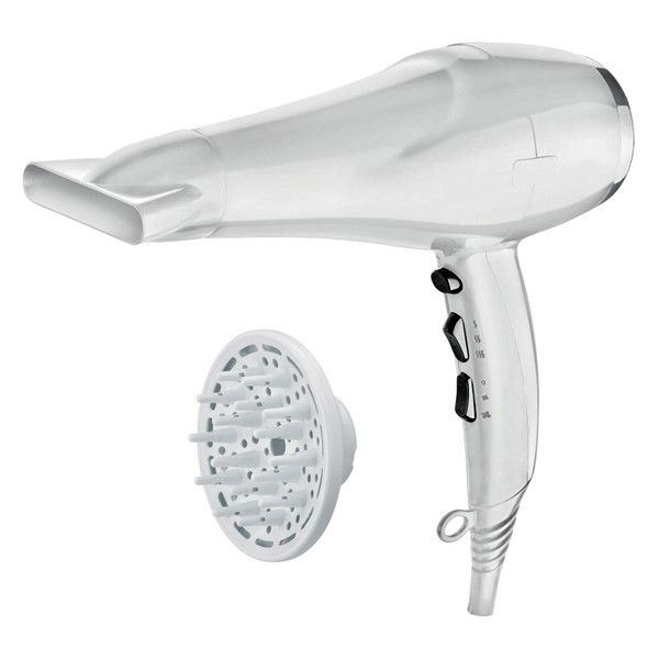 2200W, hair dryer, 3 temperature levels, 3 speeds, Ionization, CROWN HDC-1222-T