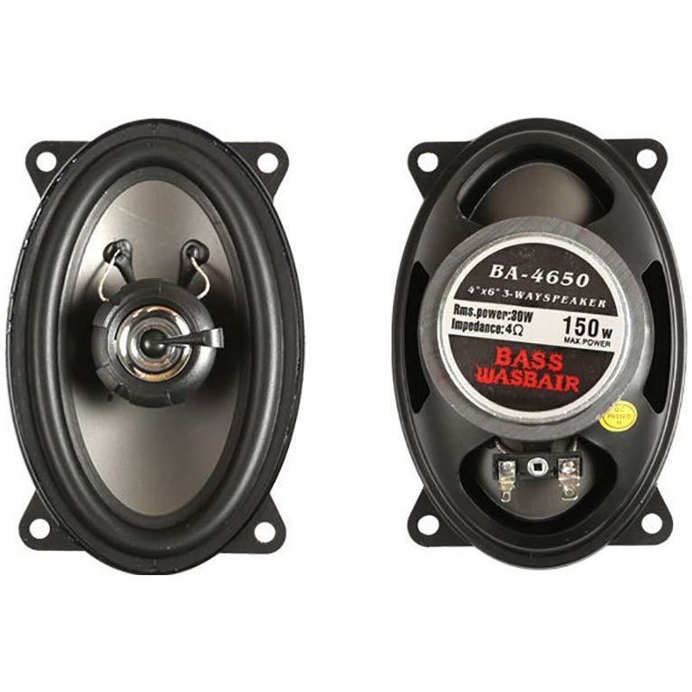 4*6&quot;, 150W, pair, car speakers, 2-way 4 Ohm coaxial