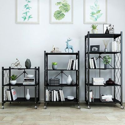 3 or 4 layers, foldable, shelf , 4 wheels, HM