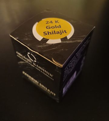 24K Gold Pure Organic Shilajit 50g – Himalayan Resin, Rich in Fulvic Acid