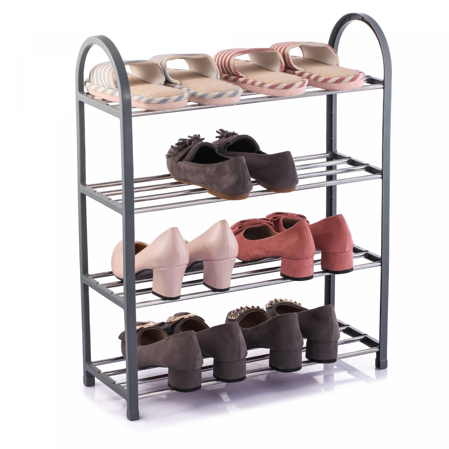 Herzberg HG-04500: 4 Tier Shoe Rack Organizer