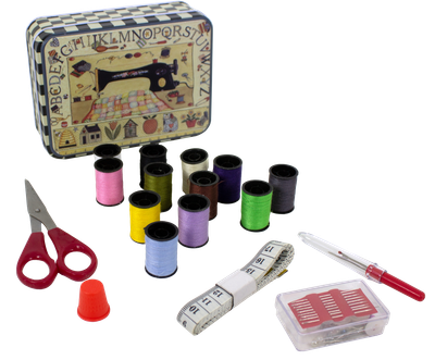 Genius Ideas Sewing Kit w/ Metal Box