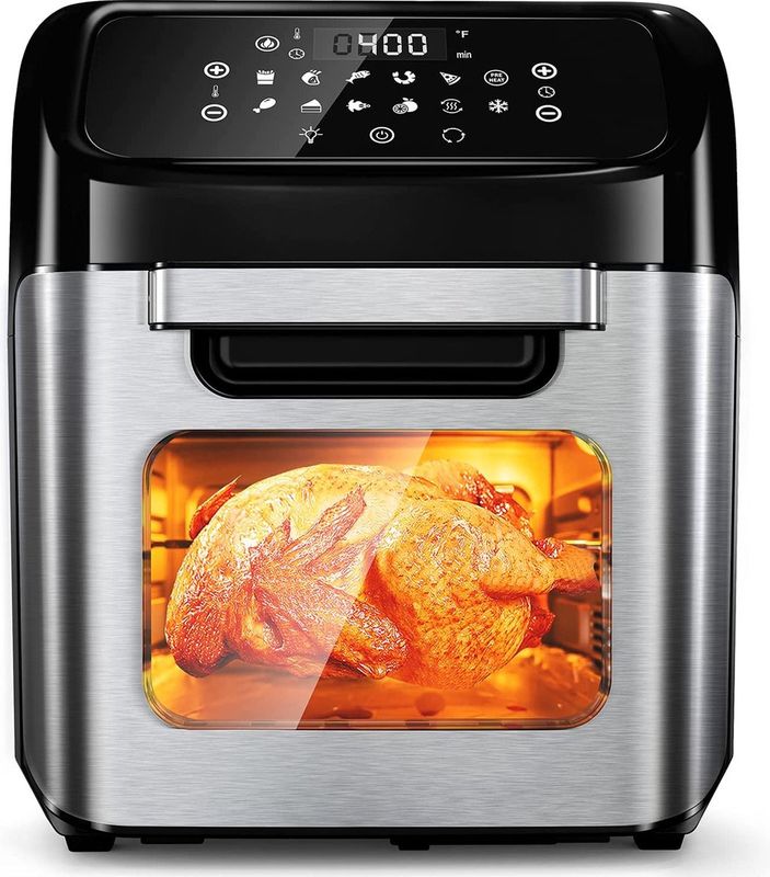 12LT, air fryer, black-silver, Royalty Line AFO1206