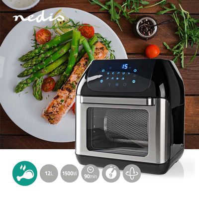 12 liter, digital air fryer, 1500W, Nedis