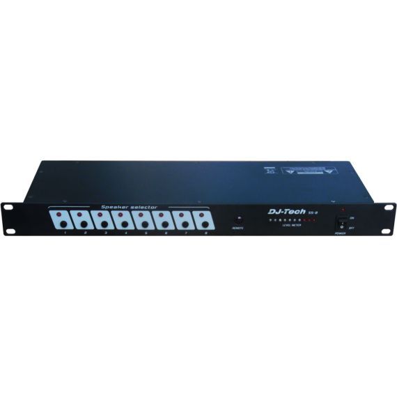DJ Tech SS-8 loudspeaker switch + Remote control