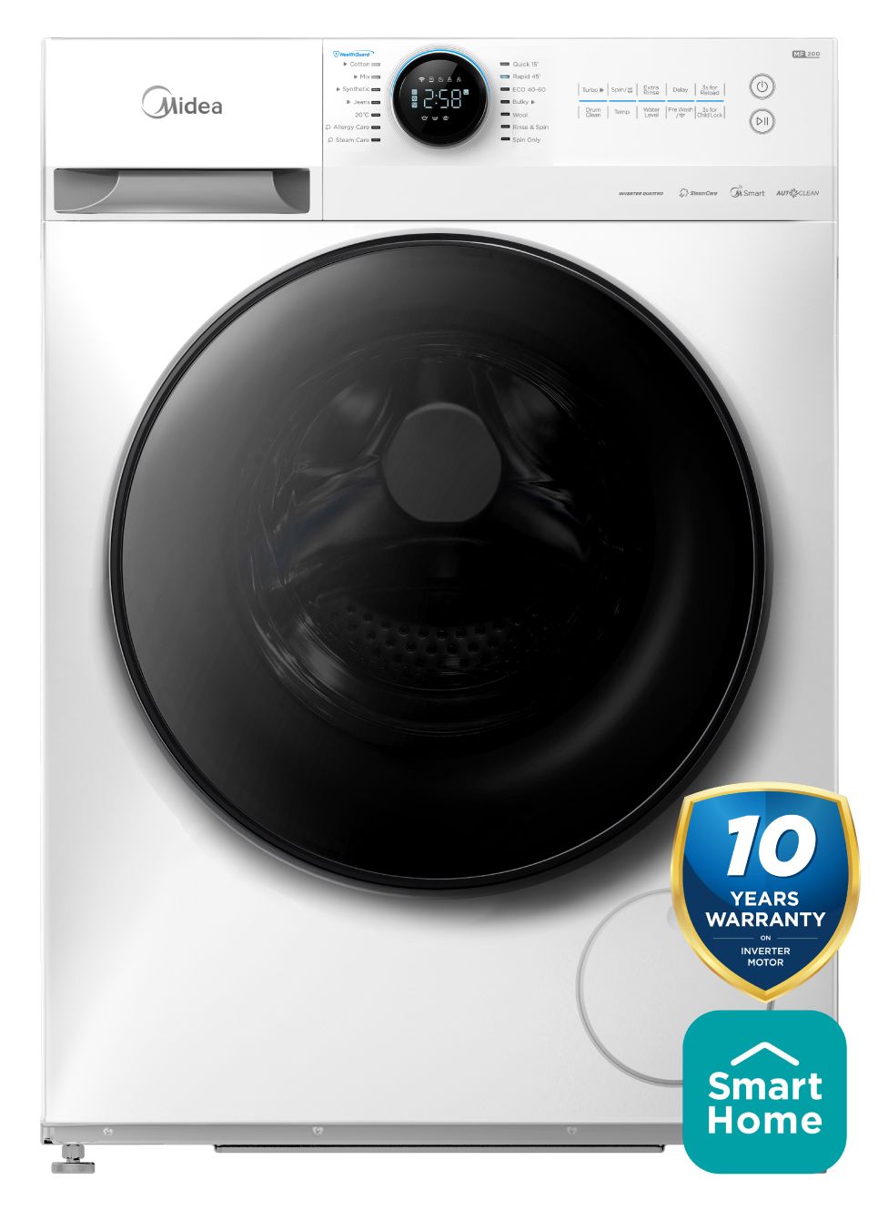 12kg, washing machine , A Class, Wi-Fi, Midea Premium Lunar Series