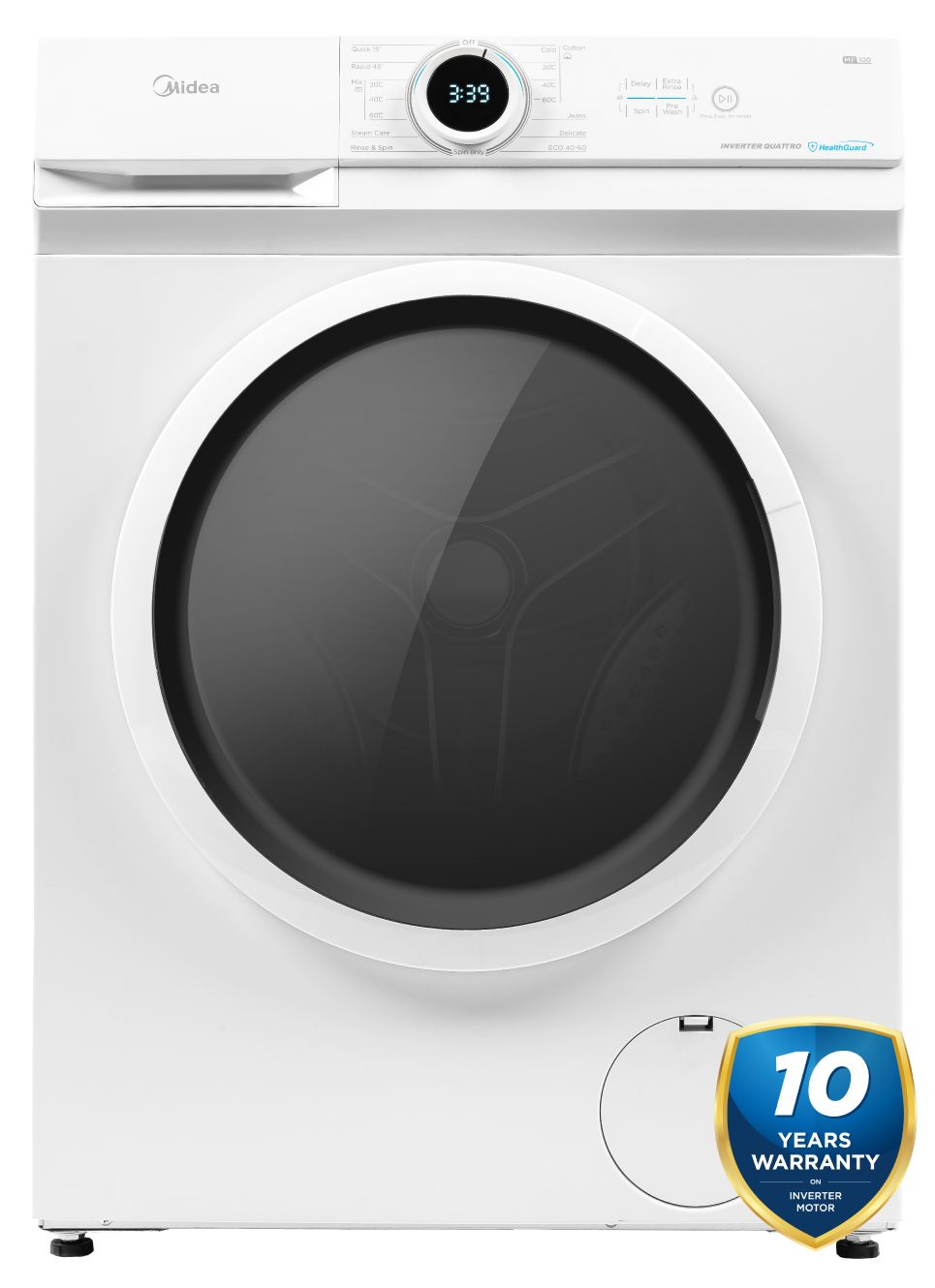 9kg, washing machine, A Class, Midea Lunar Series