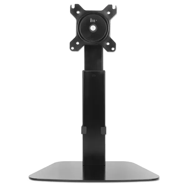 MANHATTAN 461894 Table-top 15″ to 32″ Monitor Bracket, 1*Monitor, Max 8Kg , 1*Arm, Gas-Spring-Mechanism, Height Adjustable, Black