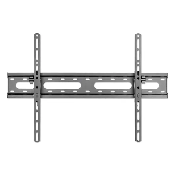 MANHATTAN 462280 Wall-Mount 37″ to 70″ TV Bracket, Tilting, Max 45Kg, Heavy-Duty, Dist. from wall 53mm, Black