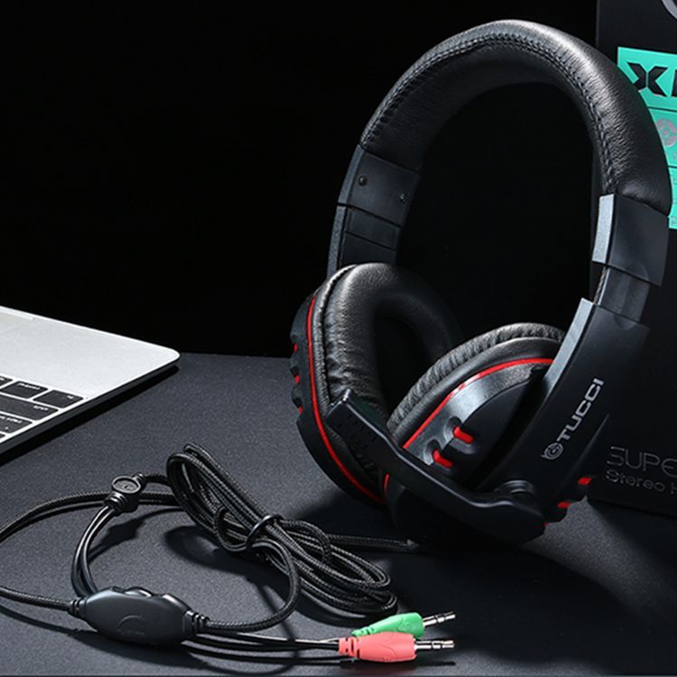 Gaming headset with microphone, Tucci X6