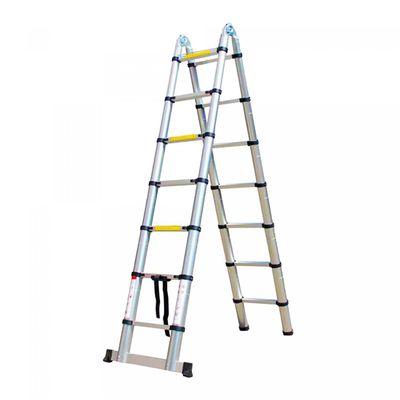 Herzberg HG-5440: Retracting Aluminum Telescopic Ladder - 4.4M