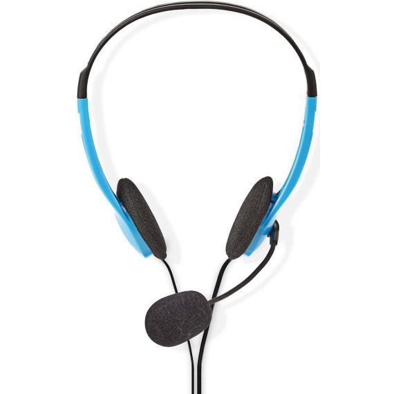 PC headphones, 2 3.5mm jack connectors, Blue