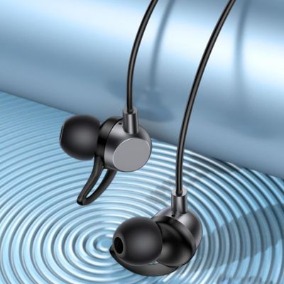 In-Ear Headphones with Microphone 1.2m, Black