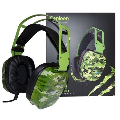 USB gaming headset with 7.1 audio and cable controller