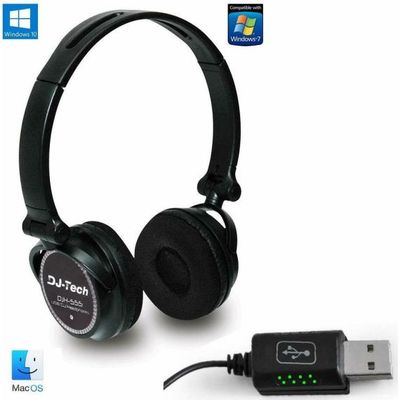 USB headphones for PC DJ-Tech DJH-555