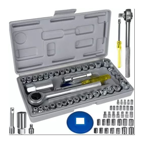 40 pieces, Socket wrench set, Bigstren