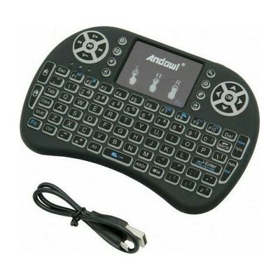 Mini Wireless Keyboard with Touchpad for Smart TV / PC / Console / Computer / Smartphone QY-K03
