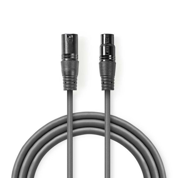 Digital DMX Cable from 110 Ohm Male to 3 Pin XLR-Female to 3 Pin XLR 3m