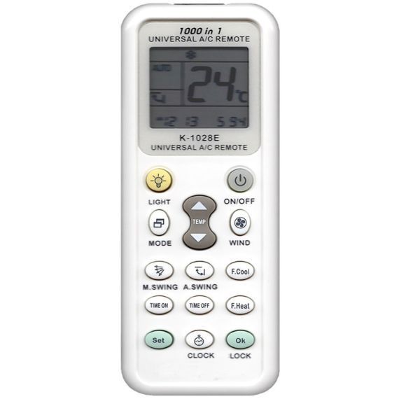 Universal, air conditioner, remote control, K-1028E