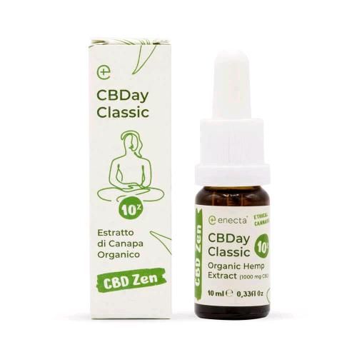 10ml, cbd oil, 1000mg, cbday classic, Enecta