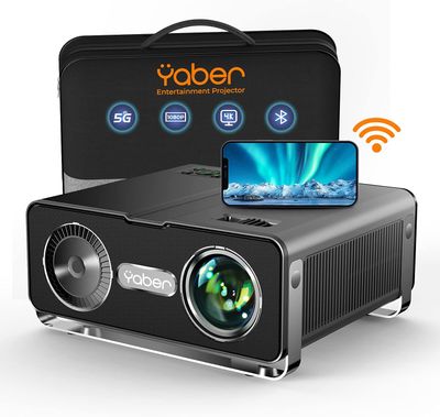 1080P, full HD, led projector, 5G WiFi, bluetooth, YABER V10 9000L