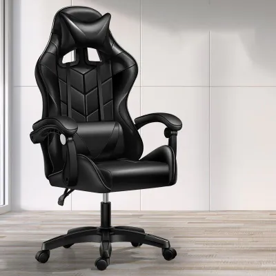 Gaming chair, PU leather, black, CIS 2023-1