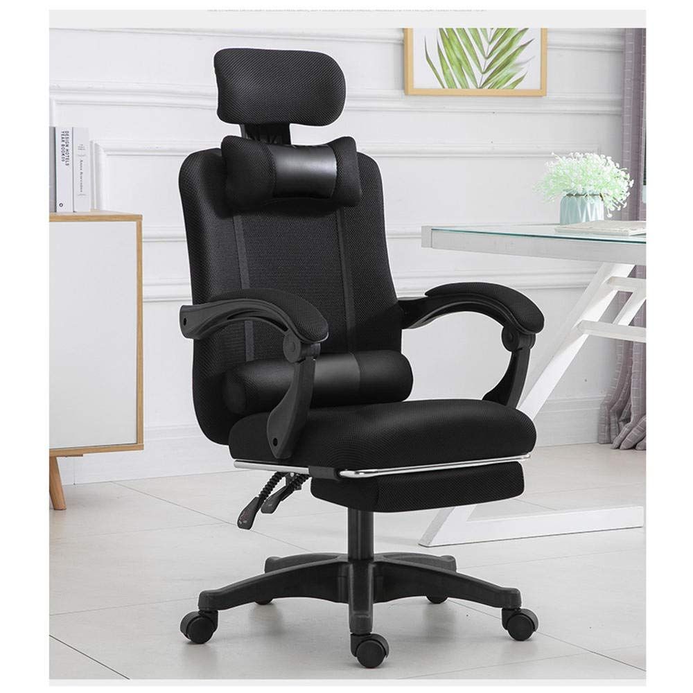 Office chair, fabric, sliderail armrests, black