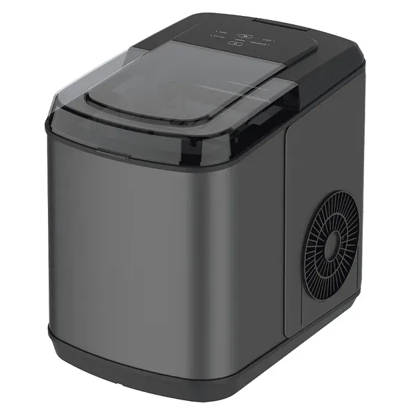 1.5Ltr Tank, 100W, Ice-Cube Maker, 12Kg/24Hr, Black