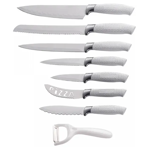 7pcs, kitchen knife set, white, Royalty LIne WHT7W