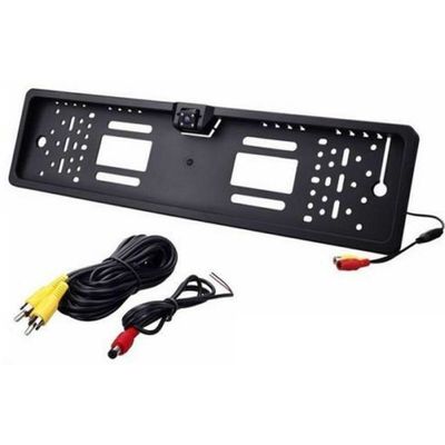 License plate holder, car camera, rear view