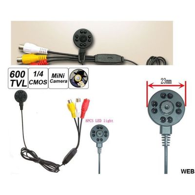 AHD color, micro camera, 8 IR LED, microphone