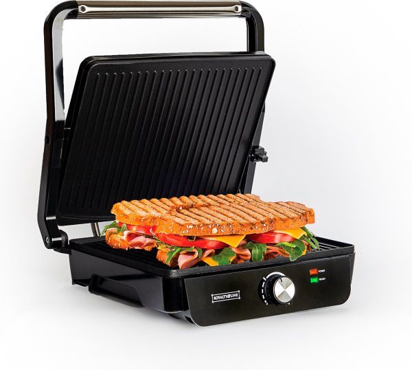2000W, panini maker, toaster, electric grill, Royalty Line PG-7937