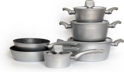 10 pcs, cookware set, silver, Royalty Line T010