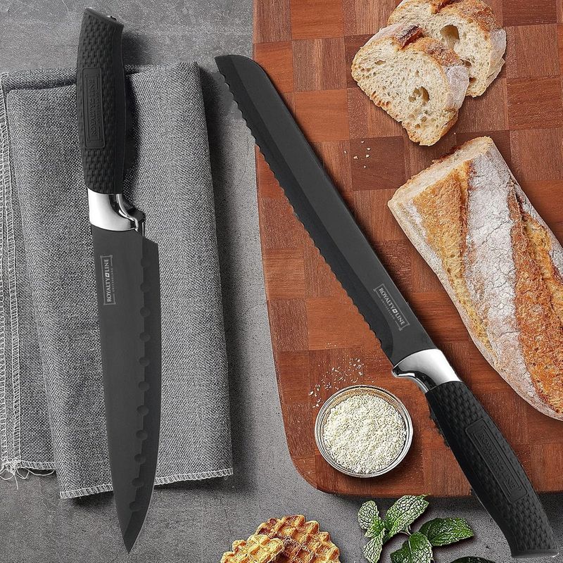 7pcs, knives set, Royalty Line BLK7W