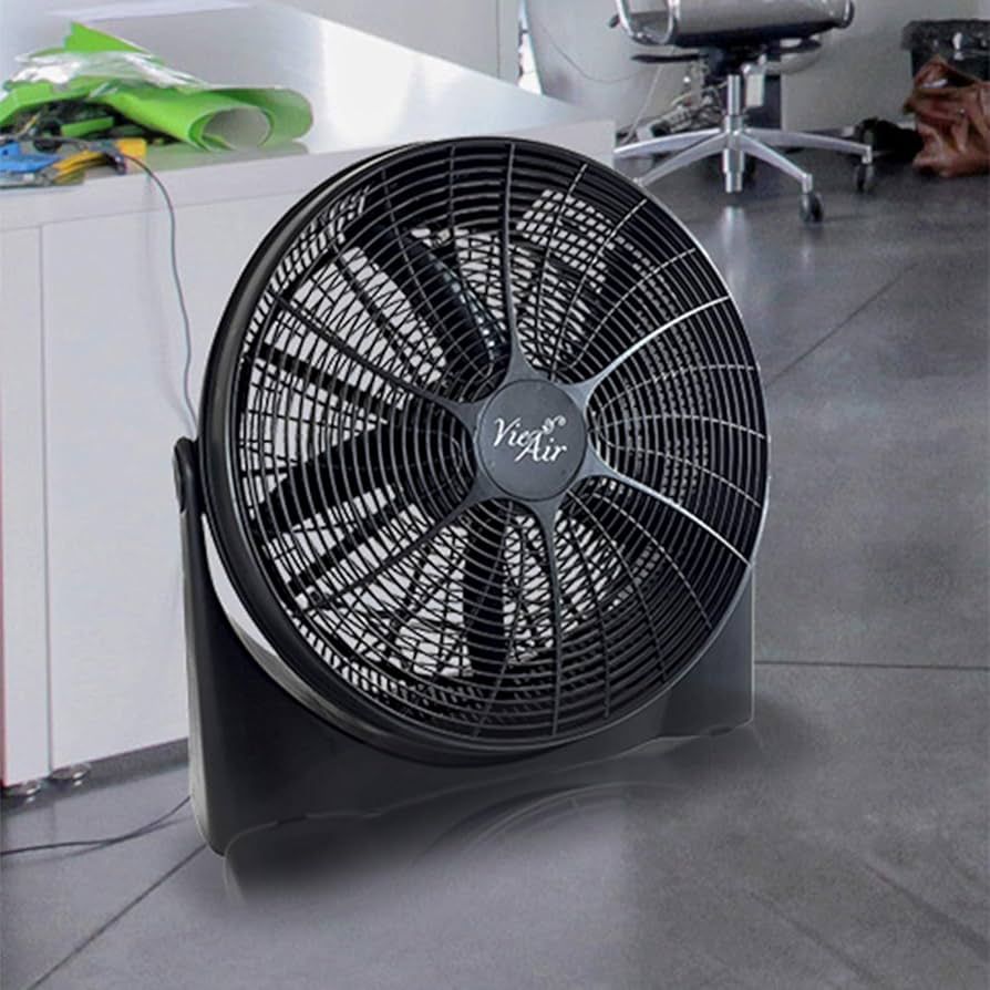 80W, floor fan, black, DCG CRB1240