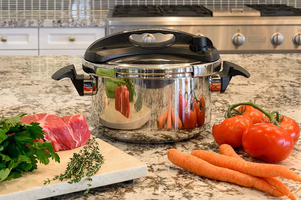 6LT, pressure cooker, stainless-steel, Royalty Line RL24PS6LM
