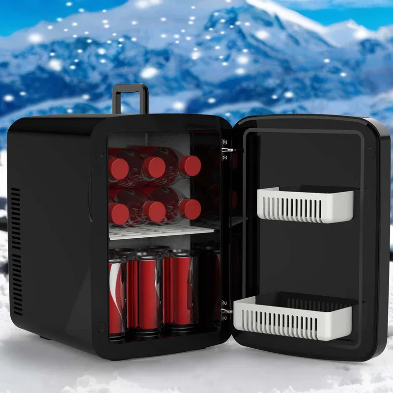 4lt, portable fridge, 12v-220v, Hoomei HM-6548-B
