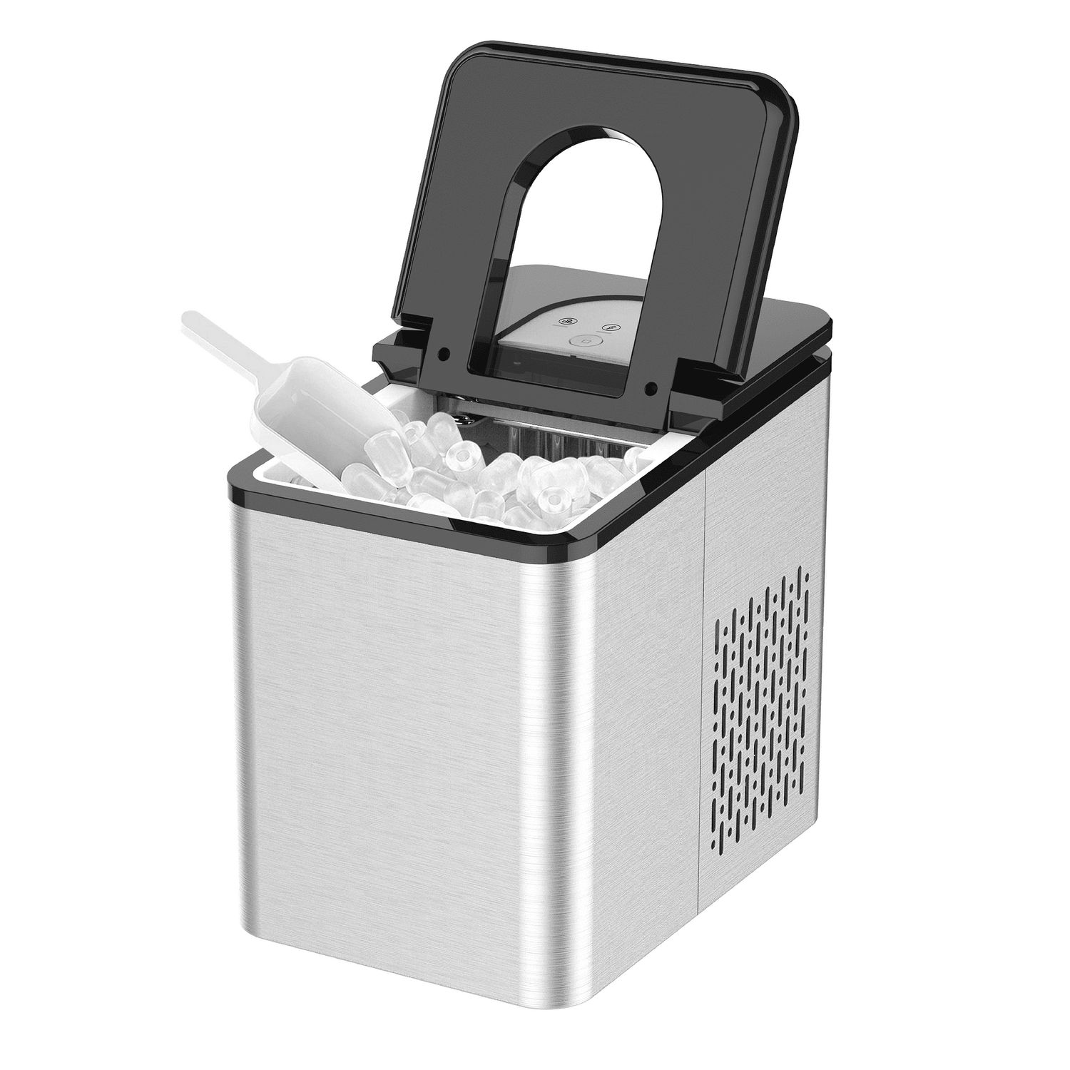 2.2Lt, ice cube maker, silver, CROWN ICM-24S