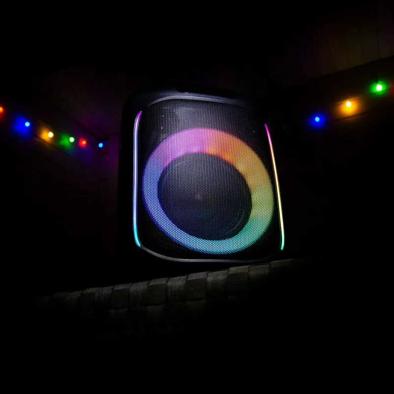 100W, portable speaker, microphone, Lenco PA-101BK 100W, portable speaker, microphone, Lenco PA-101BK