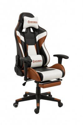Tri-color, gaming, office chair , coffee, Herzberg HG-8082