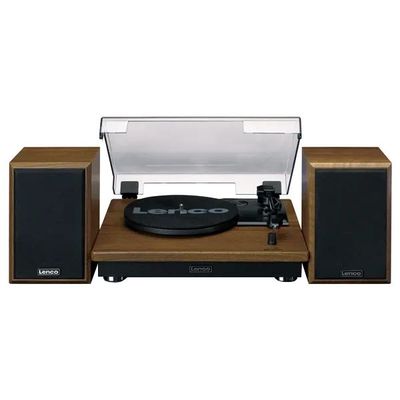 33-45-78rpm, belt drive turntable, pre-amplified, esternal speaker, LENCO LS-100WD
